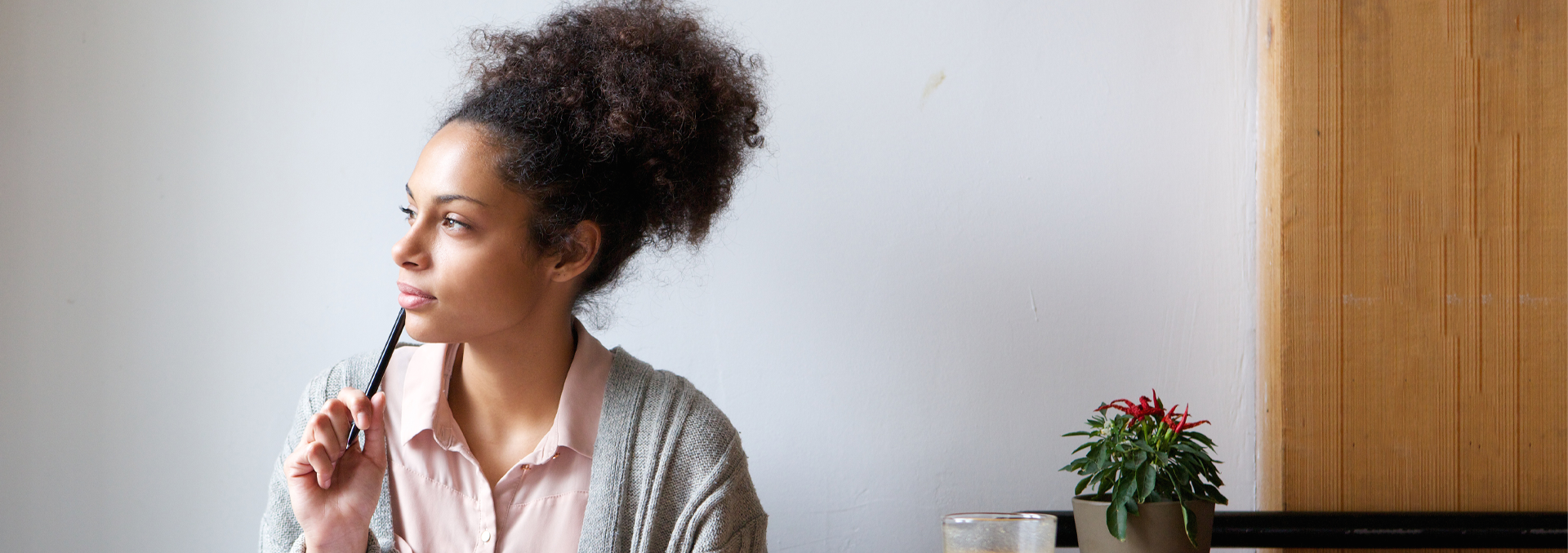 woman experiencing stress of telling others she's pregnant